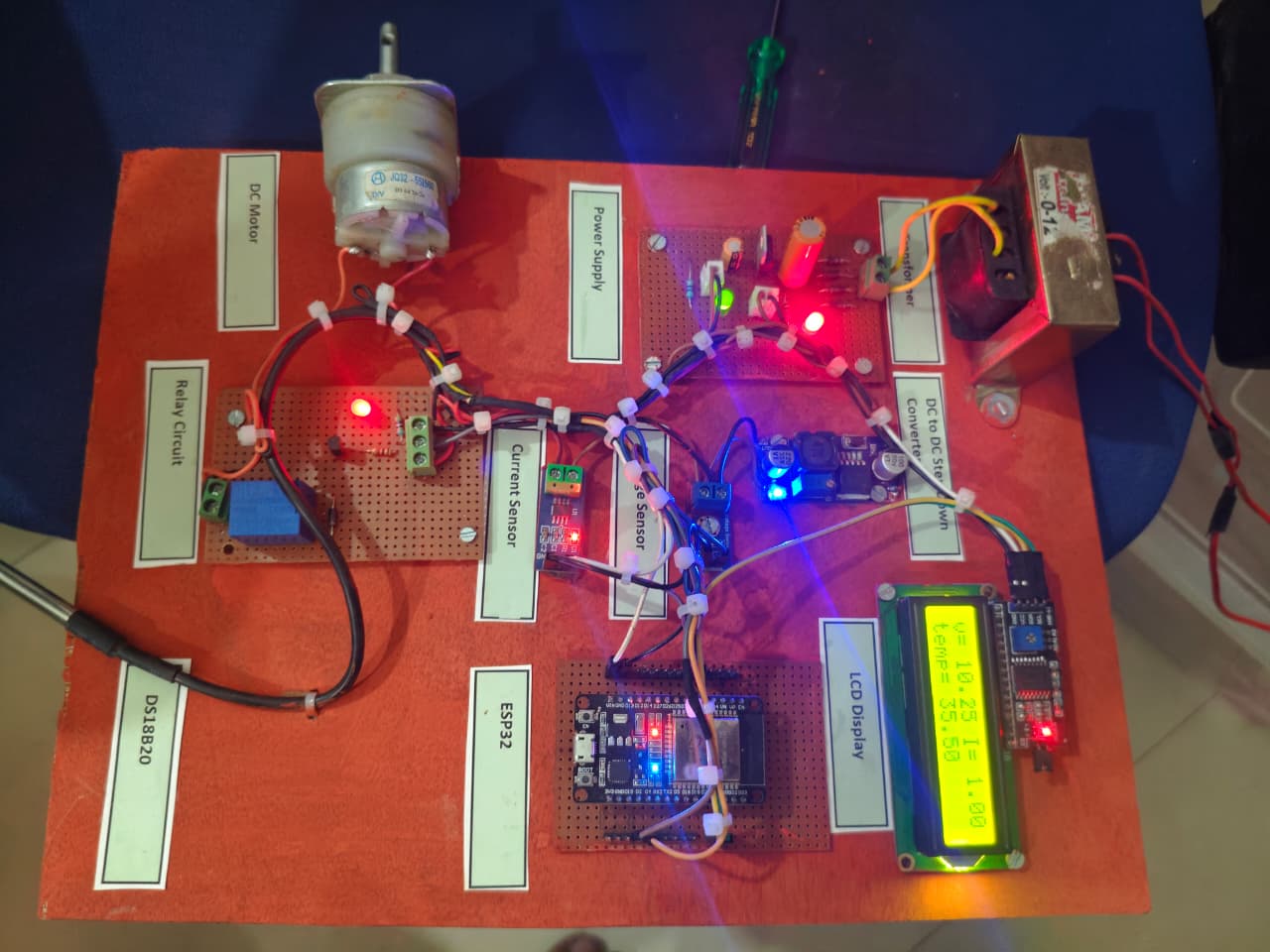 Microcontroller Control And Display Prototype