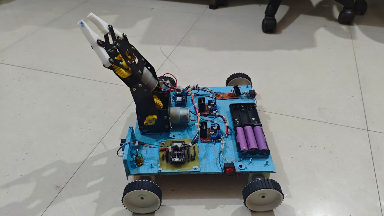 Pick and Place Robot Car