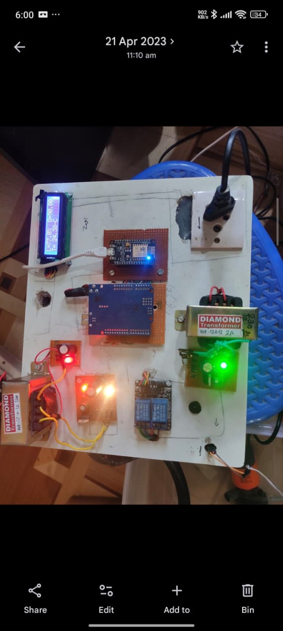 Sensor Control Circuit Prototype